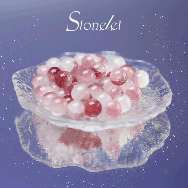 Stonelet DIY Bead Box(1oz) β Mixed Aesthetic Healing Energy Stones for Bracelet Making | Ins-Style, Relaxing, Creative Jewelry DIY Kit-9013