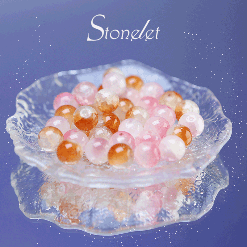 Stonelet DIY Bead Box(1oz) – Mixed Aesthetic Healing Energy Stones for Bracelet Making | Ins-Style, Relaxing, Creative Jewelry DIY Kit-9021