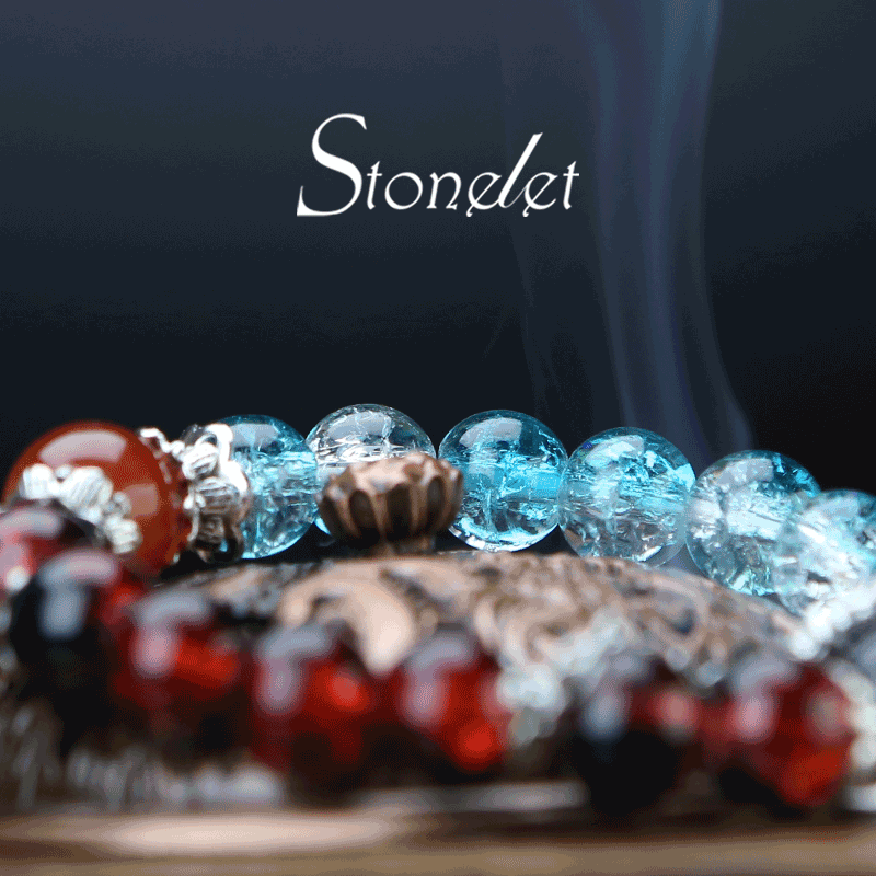 Stonelet Hit Twin Soul Couple Bracelet Anime-Inspired Matching Design Derivative Jewelry Unique Gift for Friends or Besties-6011