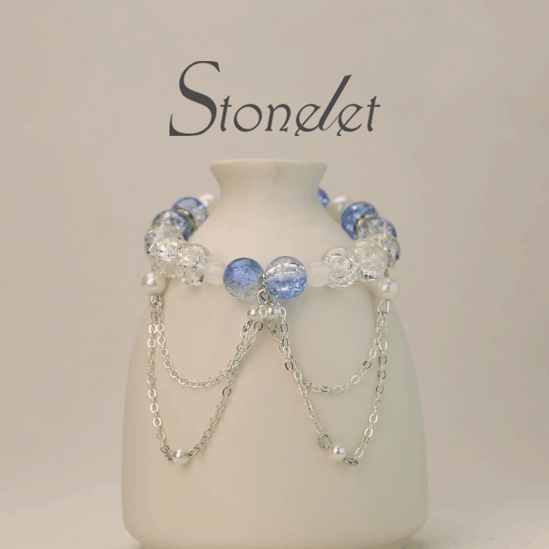 Stonelet Bestselling Forest-Inspired Moon Crystal Bracelet Colorful Sweet Design Unique Aesthetic Style Everyday Gift for Friends-6025