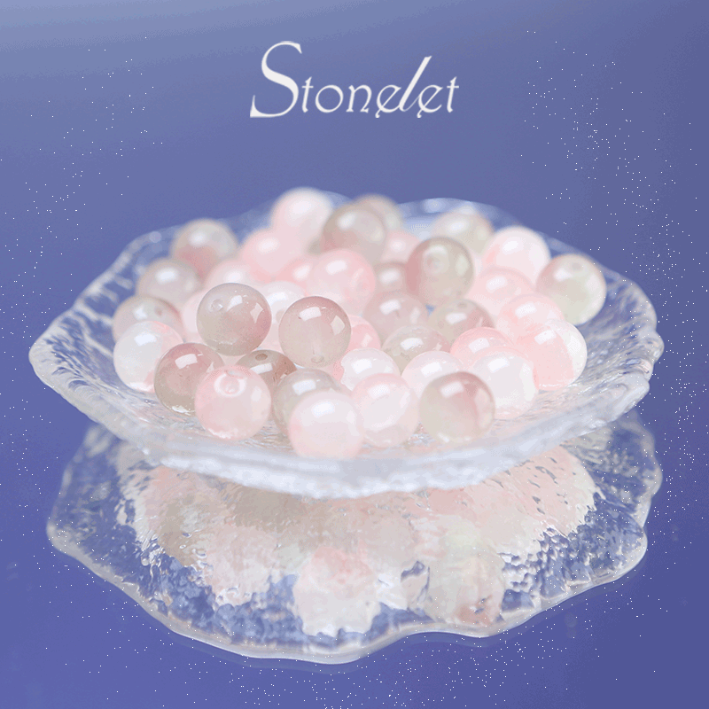 Stonelet DIY Bead Box(1oz) – Mixed Aesthetic Healing Energy Stones for Bracelet Making | Ins-Style, Relaxing, Creative Jewelry DIY Kit-9014