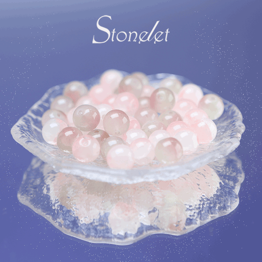 Stonelet DIY Bead Box(1oz) – Mixed Aesthetic Healing Energy Stones for Bracelet Making | Ins-Style, Relaxing, Creative Jewelry DIY Kit-9014