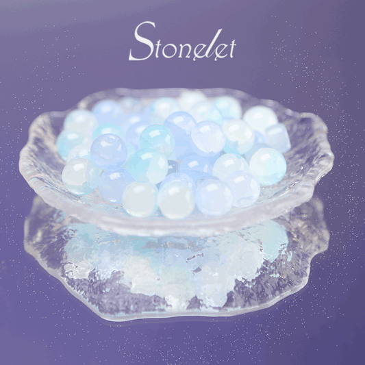 Stonelet DIY Bead Box(1oz) – Mixed Aesthetic Healing Energy Stones for Bracelet Making | Ins-Style, Relaxing, Creative Jewelry DIY Kit-9015