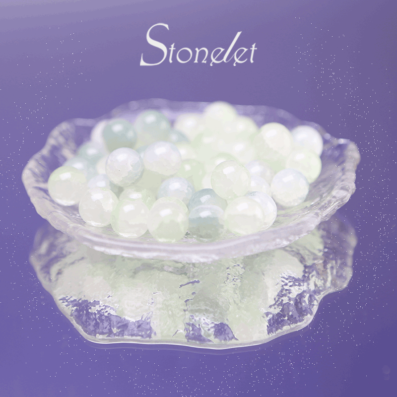 Stonelet DIY Bead Box(1oz) – Mixed Aesthetic Healing Energy Stones for Bracelet Making | Ins-Style, Relaxing, Creative Jewelry DIY Kit-9016