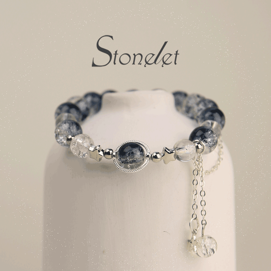 Stonelet Galaxy Drizzle Ethereal Star Floral Butterfly Bracelet Unique Design Brightening Sweet Versatile Gift for Besties-6019