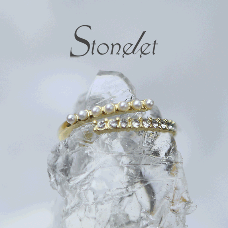 Stonelet Pearl Open Ring 2025 Trendy Stylish Minimalist Adjustable Unique Elegant Daily Street Snap Gift Accessory
