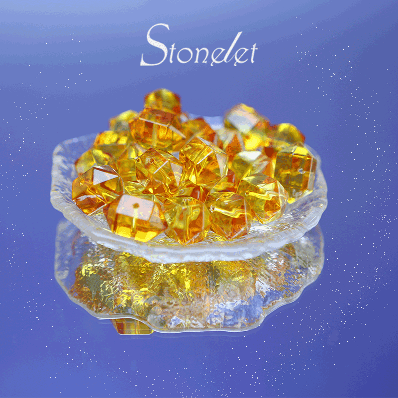 Stonelet DIY Bead Box(1oz) – Mixed Aesthetic Healing Energy Stones for Bracelet Making | Ins-Style, Relaxing, Creative Jewelry DIY Kit-9023