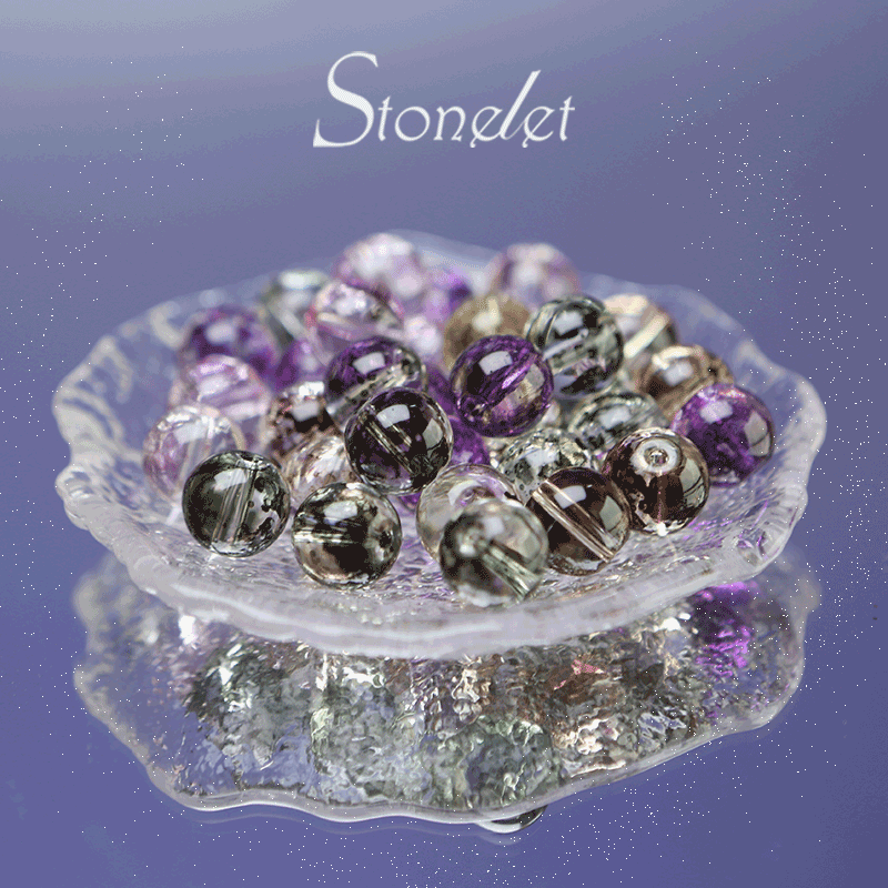 Stonelet DIY Bead Box(1oz) – Mixed Aesthetic Healing Energy Stones for Bracelet Making | Ins-Style, Relaxing, Creative Jewelry DIY Kit-9029