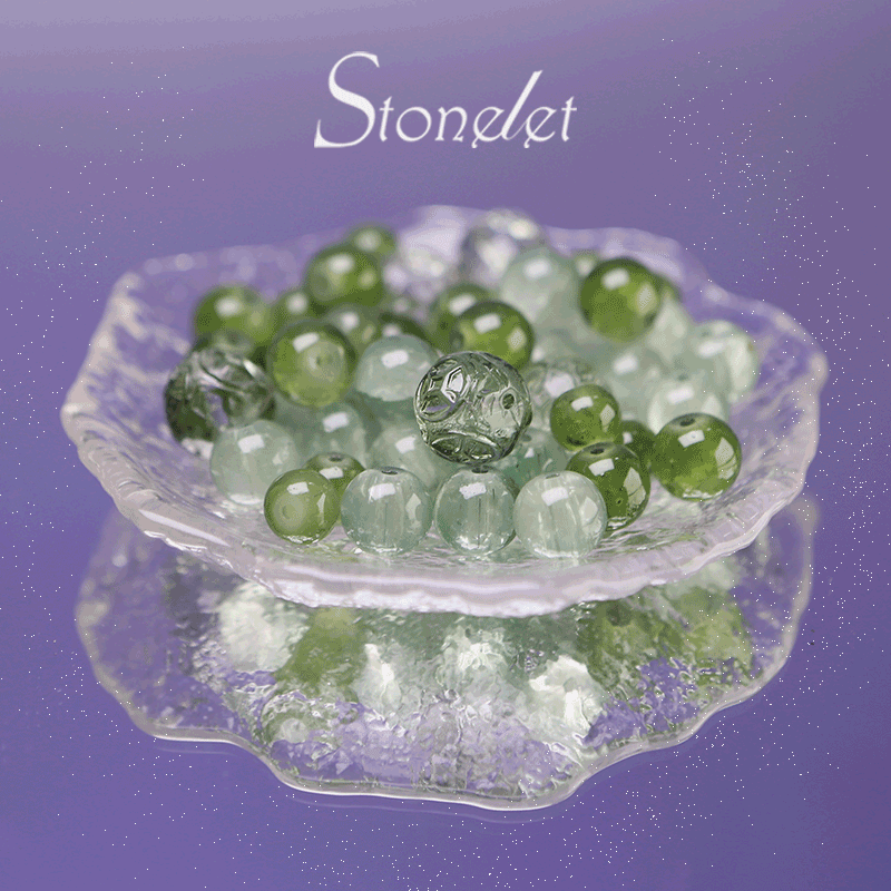 Stonelet DIY Bead Box(1oz) – Mixed Aesthetic Healing Energy Stones for Bracelet Making | Ins-Style, Relaxing, Creative Jewelry DIY Kit-9030