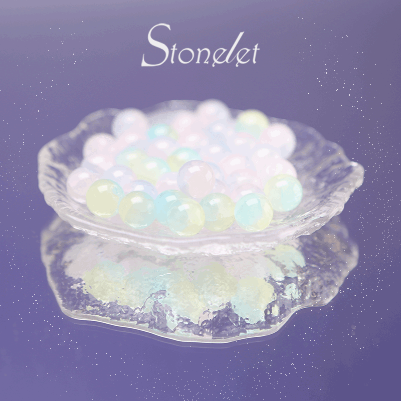 Stonelet DIY Bead Box(1oz) – Mixed Aesthetic Healing Energy Stones for Bracelet Making | Ins-Style, Relaxing, Creative Jewelry DIY Kit-9034