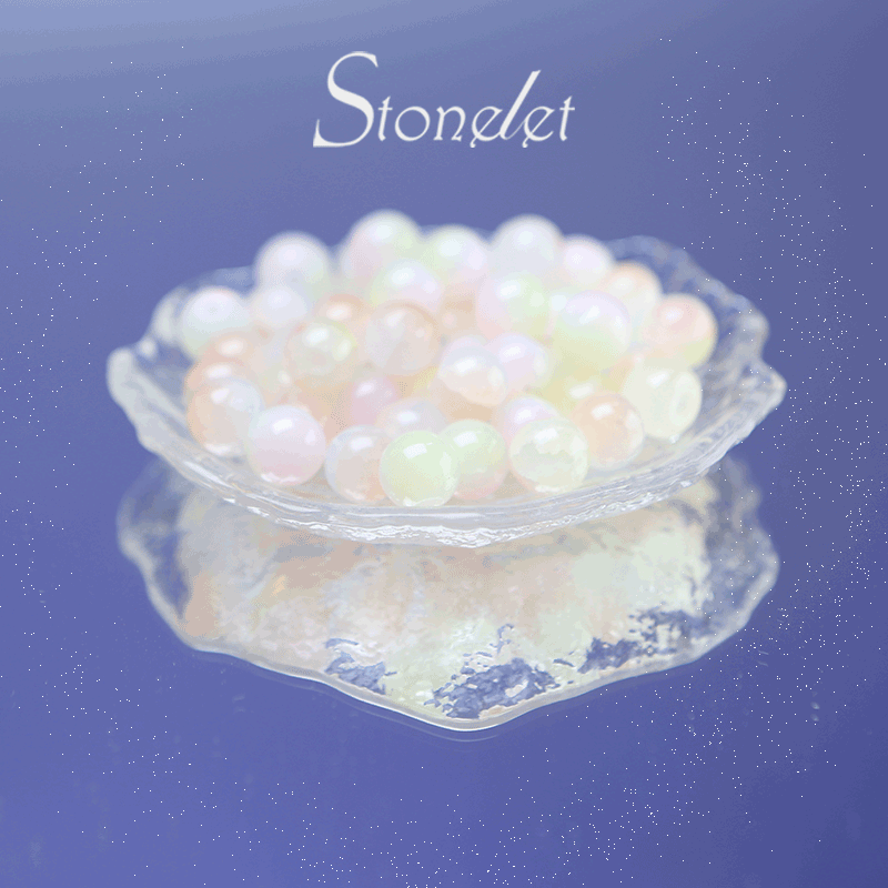 Stonelet DIY Bead Box(1oz) – Mixed Aesthetic Healing Energy Stones for Bracelet Making | Ins-Style, Relaxing, Creative Jewelry DIY Kit-9036