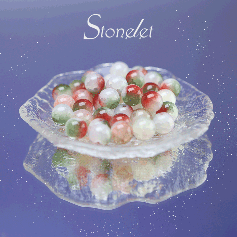 Stonelet DIY Bead Box(1oz) – Mixed Aesthetic Healing Energy Stones for Bracelet Making | Ins-Style, Relaxing, Creative Jewelry DIY Kit-9042