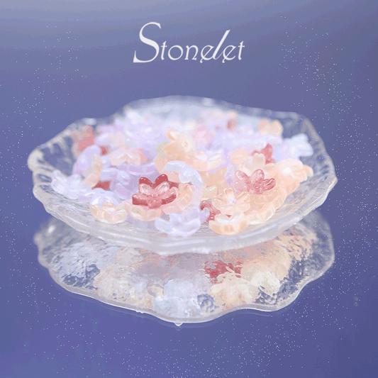 Stonelet DIY Bead Box(1oz) – Mixed Aesthetic Healing Energy Stones for Bracelet Making | Ins-Style, Relaxing, Creative Jewelry DIY Kit-9046