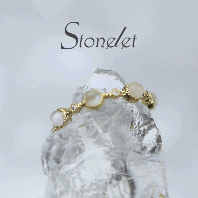 Stonelet Cat Eye Baroque Ring Adjustable Vintage French Unique Elegant Charming Daily Date Gift Accessory