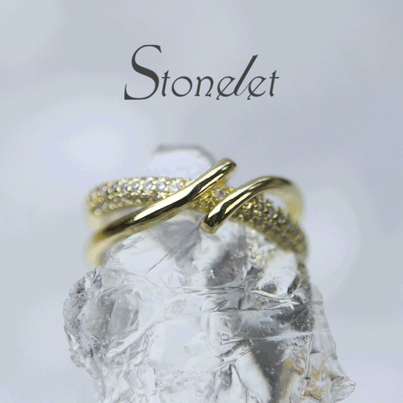 Stonelet Minimalist Band Ring Adjustable Elegant Trendy Unique Chic 2025 Daily Street Date Gift Accessory