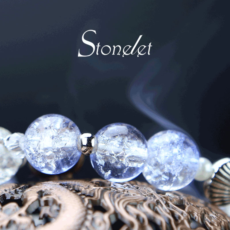 Stonelet Love in Deep Space Bracelet Dreamy Tassel Mermaid Tail Beads Aesthetic Fantasy Inspired Unique Gift from the Stars-6004