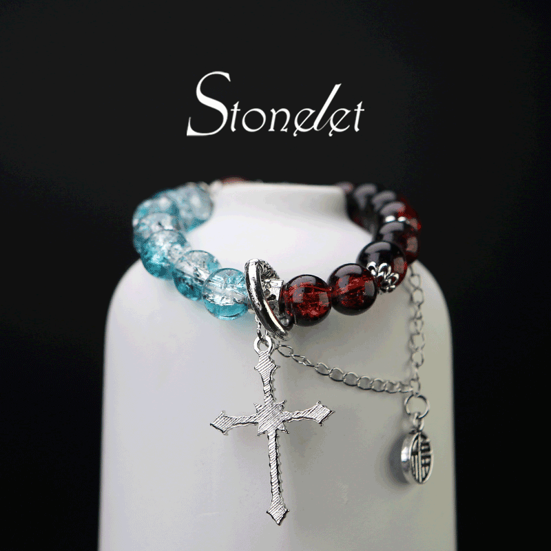 Stonelet Hit Twin Soul Couple Bracelet Anime-Inspired Matching Design Derivative Jewelry Unique Gift for Friends or Besties-6011