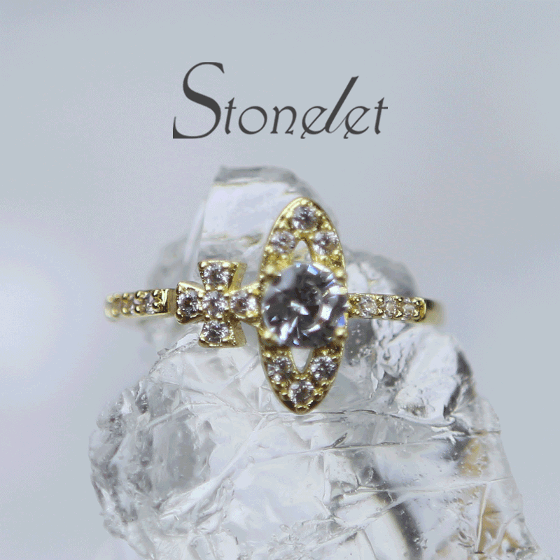 Stonelet Saturn Crystal Ring Adjustable Sparkling Elegant Luxe Unique 2025 Party Date Daily Gift Accessory