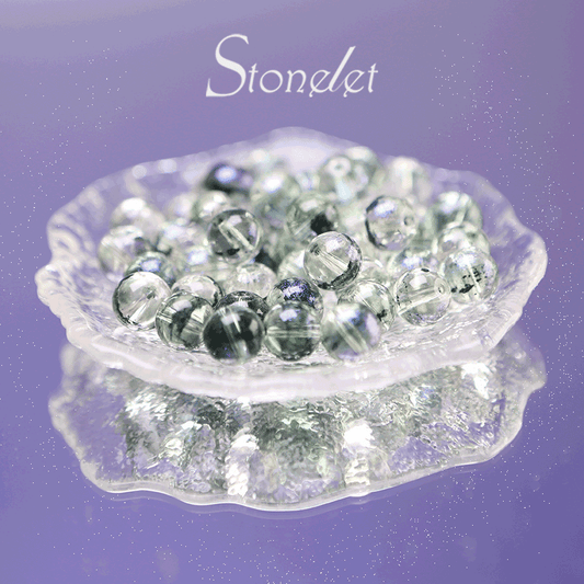 Stonelet DIY Bead Box(1oz) – Mixed Aesthetic Healing Energy Stones for Bracelet Making | Ins-Style, Relaxing, Creative Jewelry DIY Kit-9070