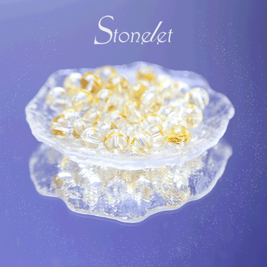 Stonelet DIY Bead Box(1oz) – Mixed Aesthetic Healing Energy Stones for Bracelet Making | Ins-Style, Relaxing, Creative Jewelry DIY Kit-9072