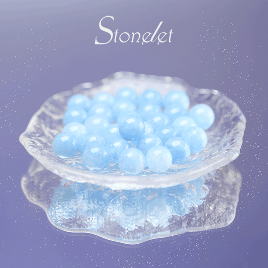 Stonelet DIY Bead Box(1oz) – Mixed Aesthetic Healing Energy Stones for Bracelet Making | Ins-Style, Relaxing, Creative Jewelry DIY Kit-9007